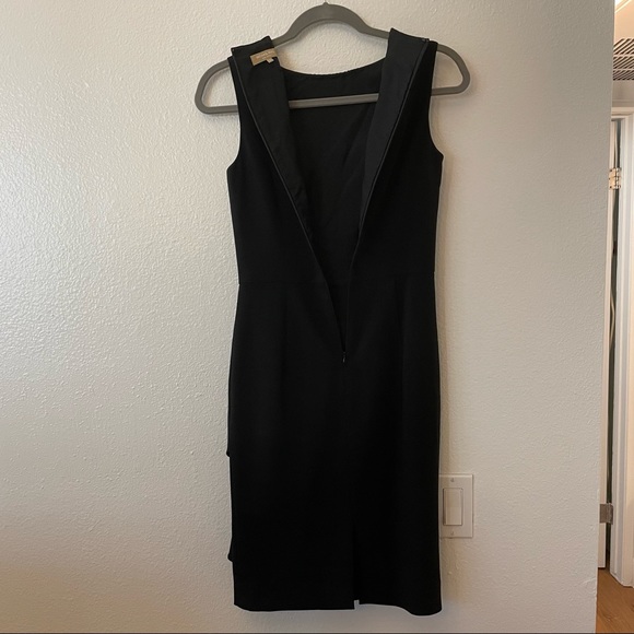 NWOT 💫 Michael Kors Collection Black LBD Sheath Dress | Made in Italy | Size 2 - Picture 4 of 13